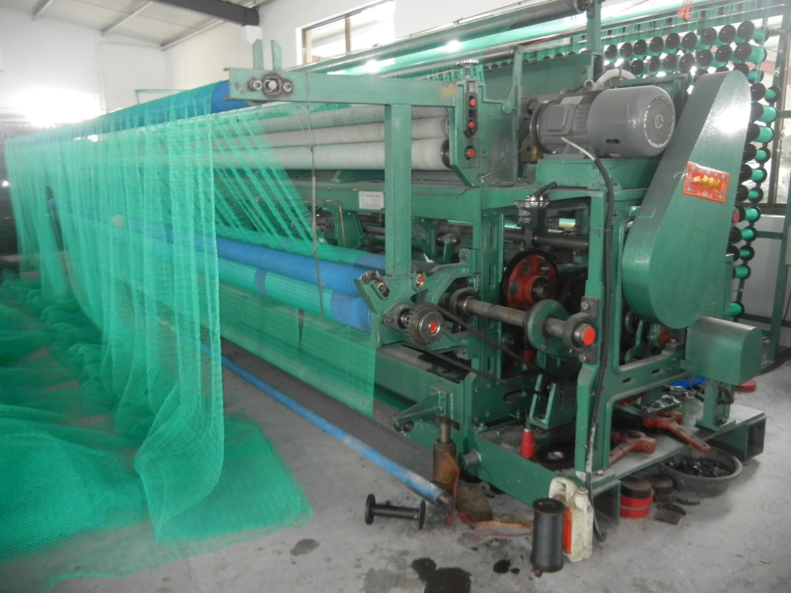 Best Sell 14,15mm Pitch Fishing Net Making Machine China Stricken Maschinen Zrs14,15-430n