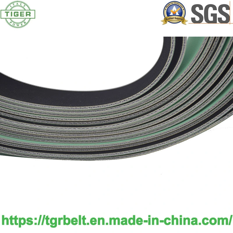 Factory Custom Industrial Design PVC/PU Rubber Belting Moving Curve Truck Loading Belt Conveyor China Manufacturer Spare Part