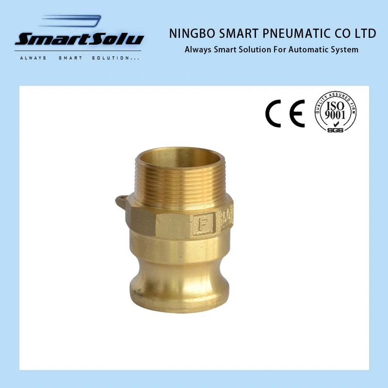 a Type High quality/High cost performance  Brass Sand Casting Adaptor Cam Lock Coupling