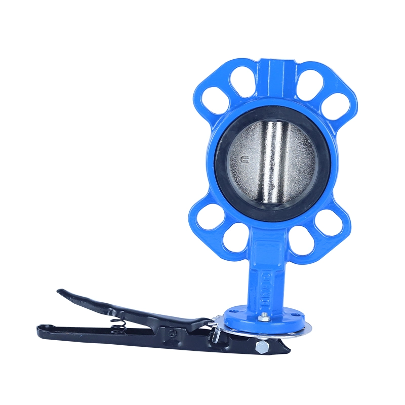 Low Price 3 Inch DN50 Pn16 Handle Operated Worm Gear DN50-1000mm Nominal Diameter Wafer Butterfly Valve