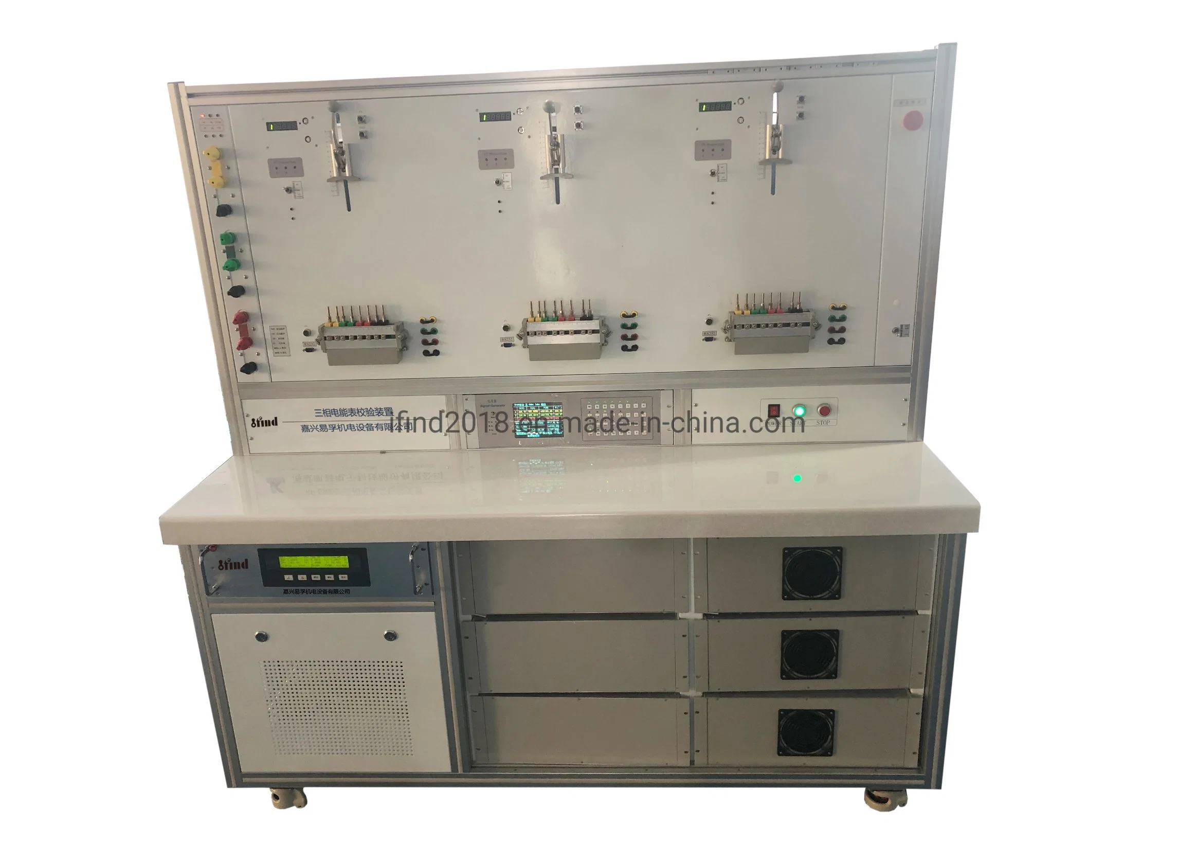 Electrical Factory Test Instrument 3 Phase Multifunction Reference Energy Meter Test Bench