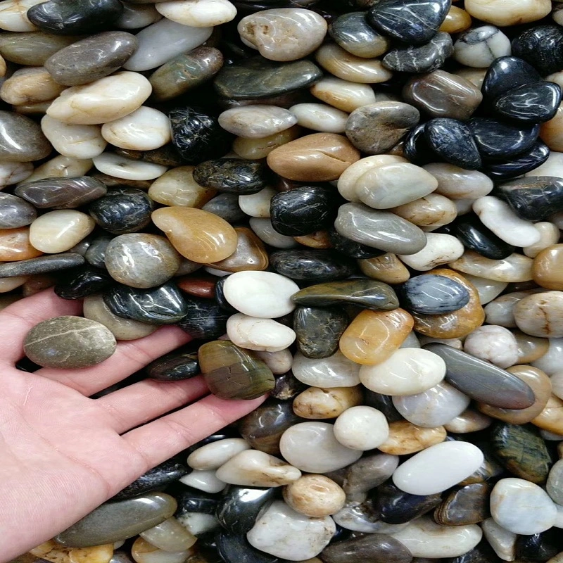 Polished Pea Gravel Pebble Stone Tumbled River Rock Landscaping Beach Pebbles