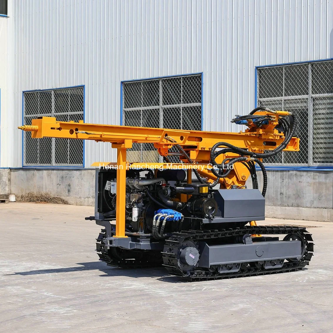 China Supply Hydraulic Solar Plant Pile Ramming Rig Hammer Pile Driver