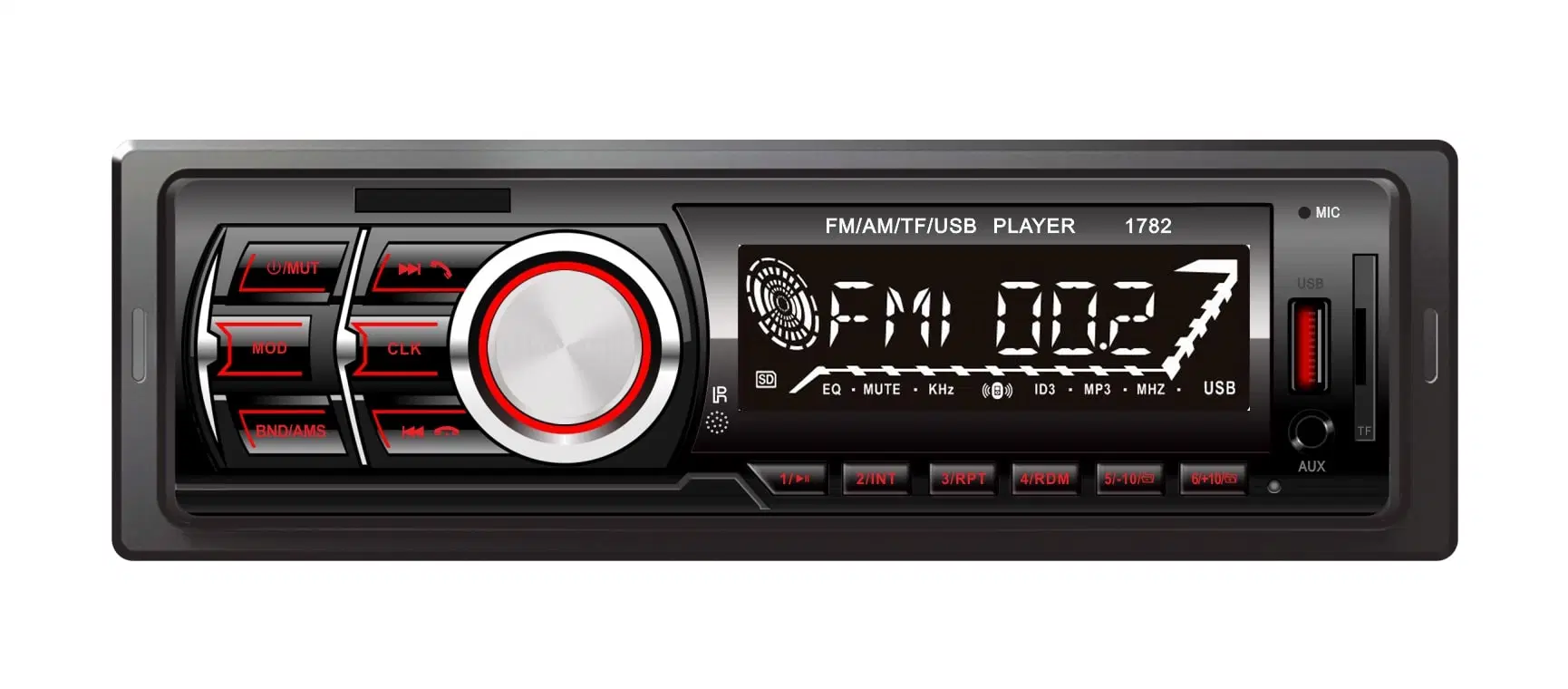Car Electronics Music Radio FM Bluetooth MP3 Audio Player