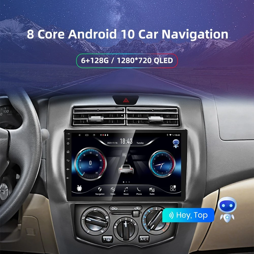 9inch 2+32g HD 1024*600 Bt5.0 WiFi GPS DSP RDS Car Radio Universal 2 DIN Android Navigation Double DIN Carplay