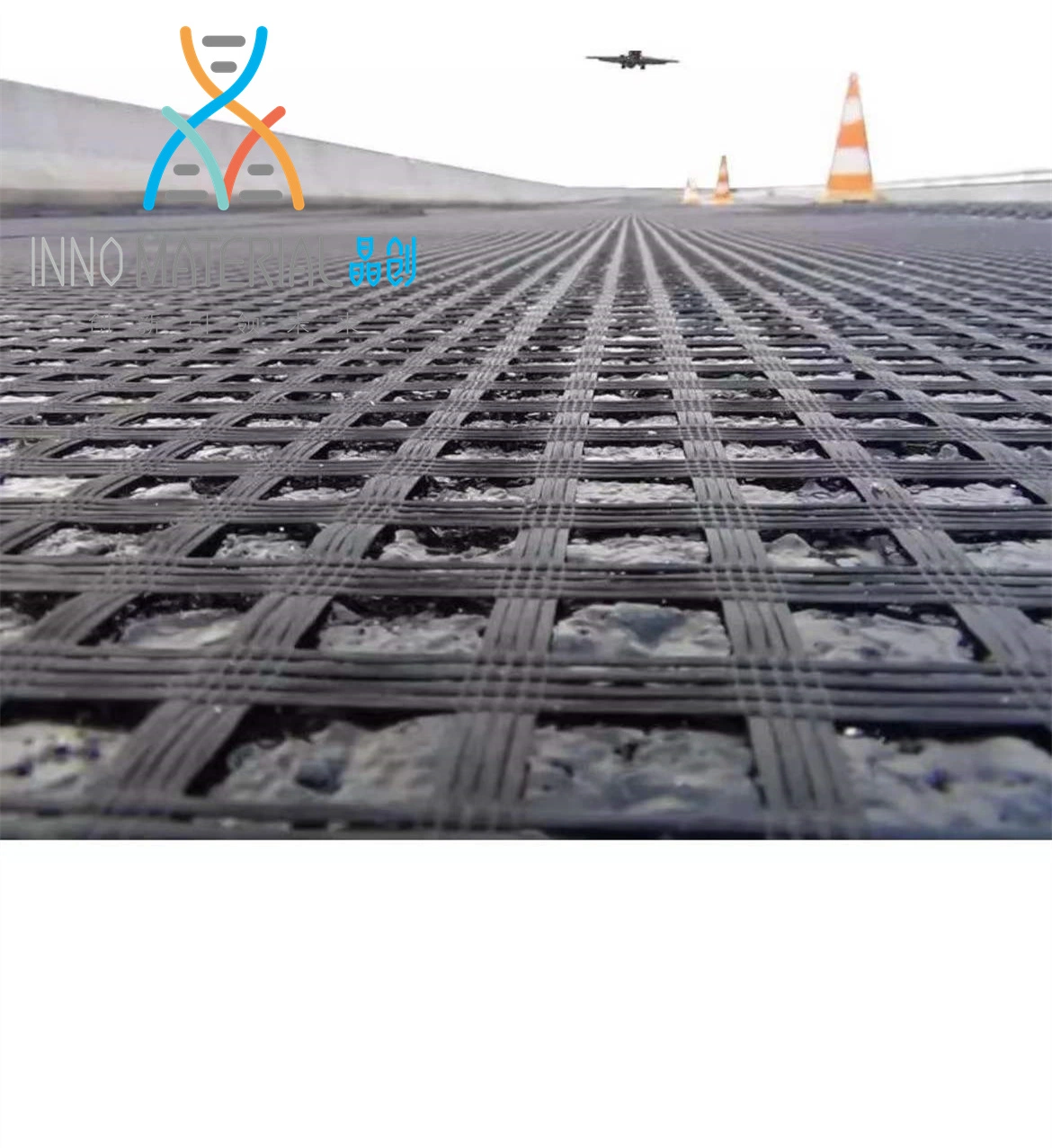 Width 1-6m Polymer High Strength and Bearing High Stability and Tensile Plastic Geogrid for Highway