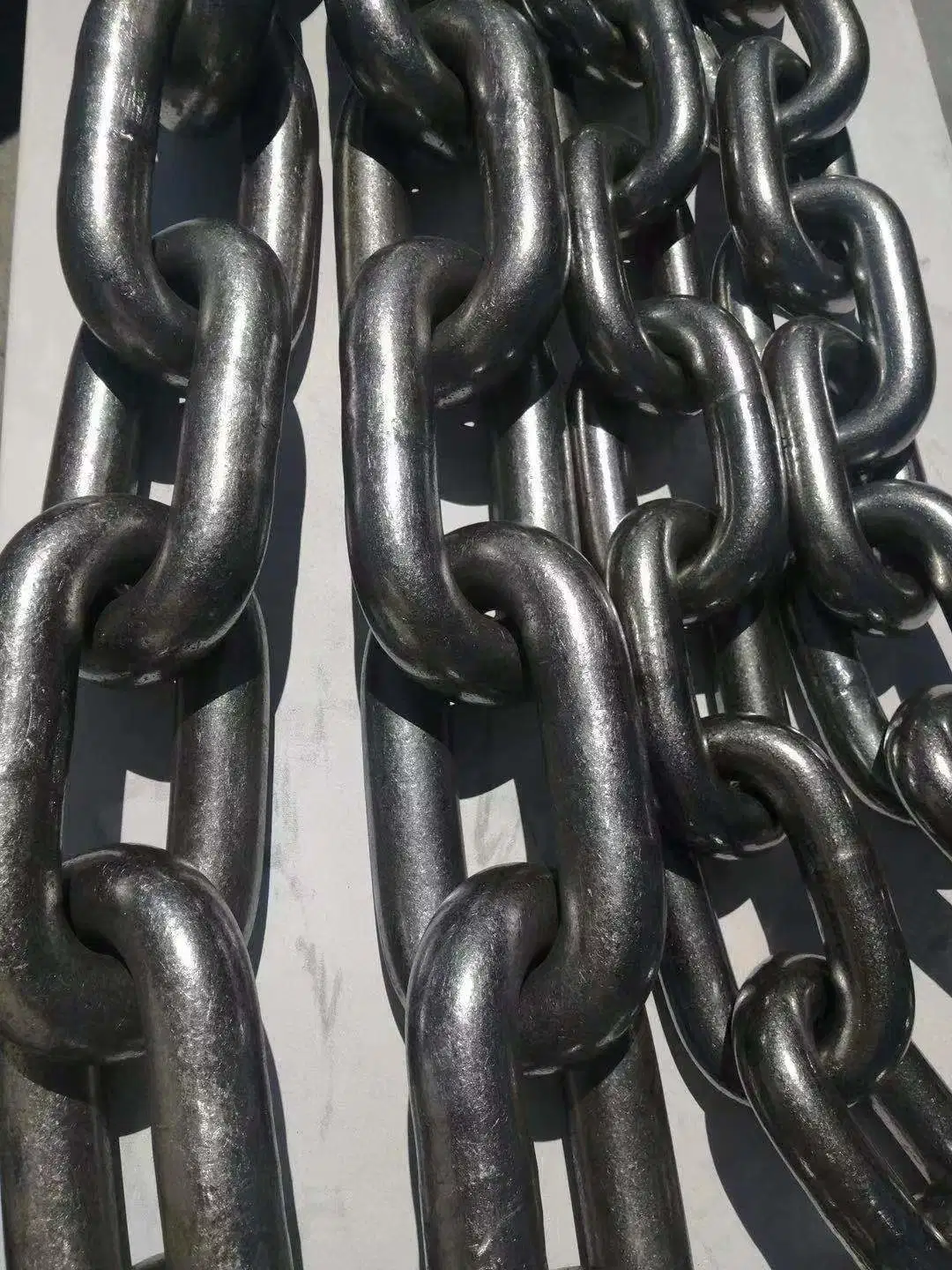 High Test 20mn2 25mnv Mining Chain Black Painted 14&times; 50/30&times; 108/42&times; 146mm for Coal Mining