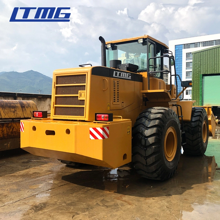 Ltmg Equipo de construcción cargadora frontal Grande 6 rueda de Tonel Pala cargadora con motor americano