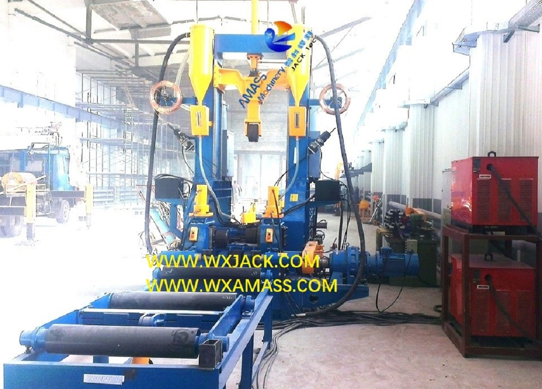 T I H Beam Fabrication Production Machine Integral Function Assembling Welding Straightening