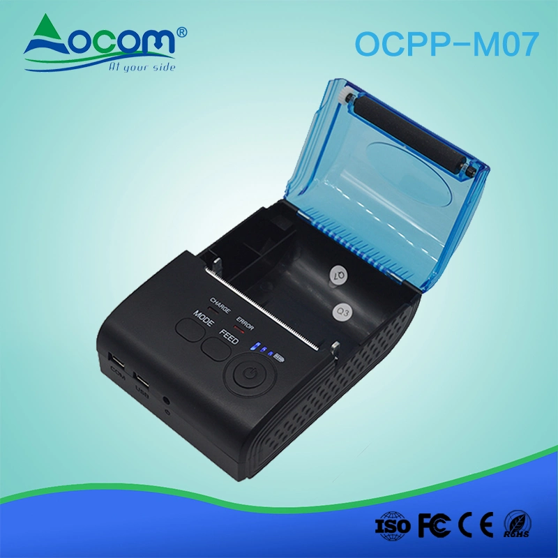 Portable Mobile Qr Code Barcode POS 58mm Bluetooth Printer