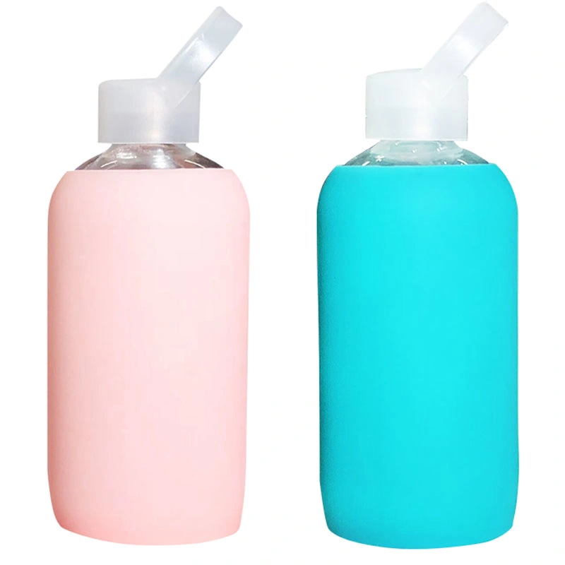 Eco-Friendly Silicone Glass Water Bottle /Silicone Rubber Bottle Sleeve (CC-106)