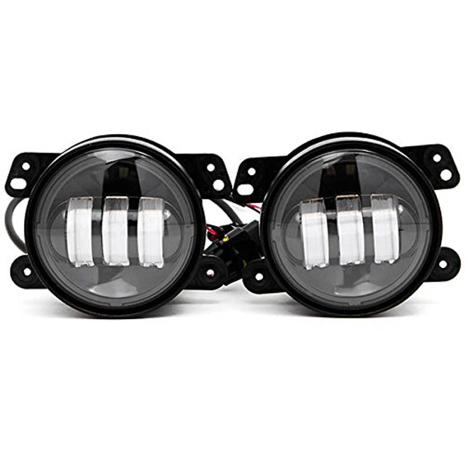 30W Mini Projector LED Motorcycle Headlight Spotlight Work Fog Light White Amber