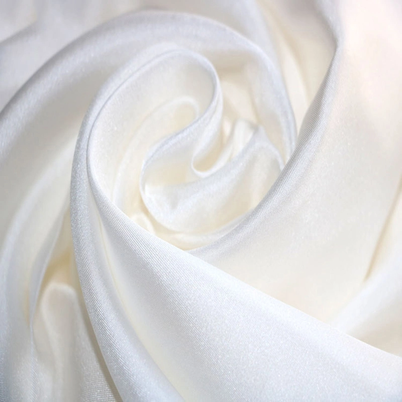 100% Mulberry Silk 16mm 140cm Silk Twill Natural White Fabric