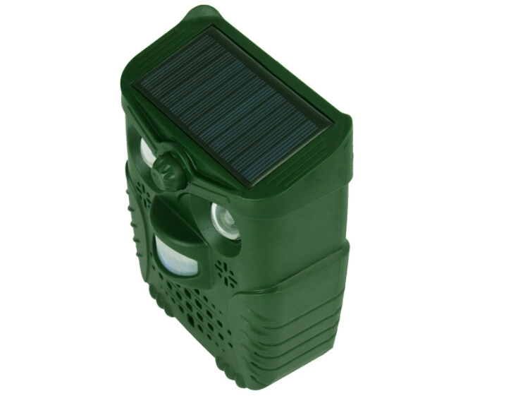 Électronique de plein air à ultrasons à énergie solaire son animal Bird Repeller avec voyants