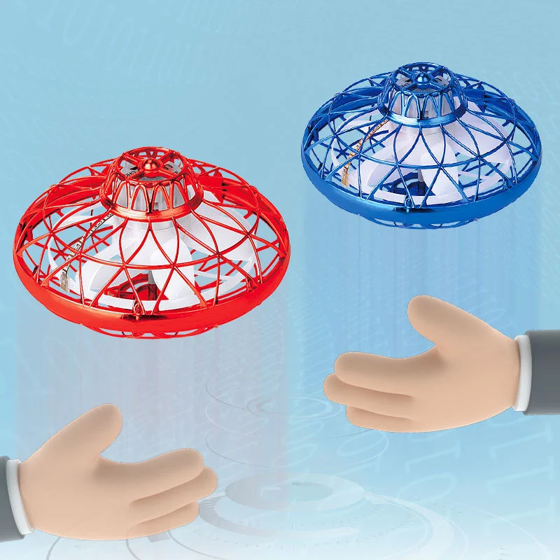 USB Charging Hand Control Fidget Aircraft Ball Drone Outdoor Interactive Mini LED Rotary Flying UFO Toys