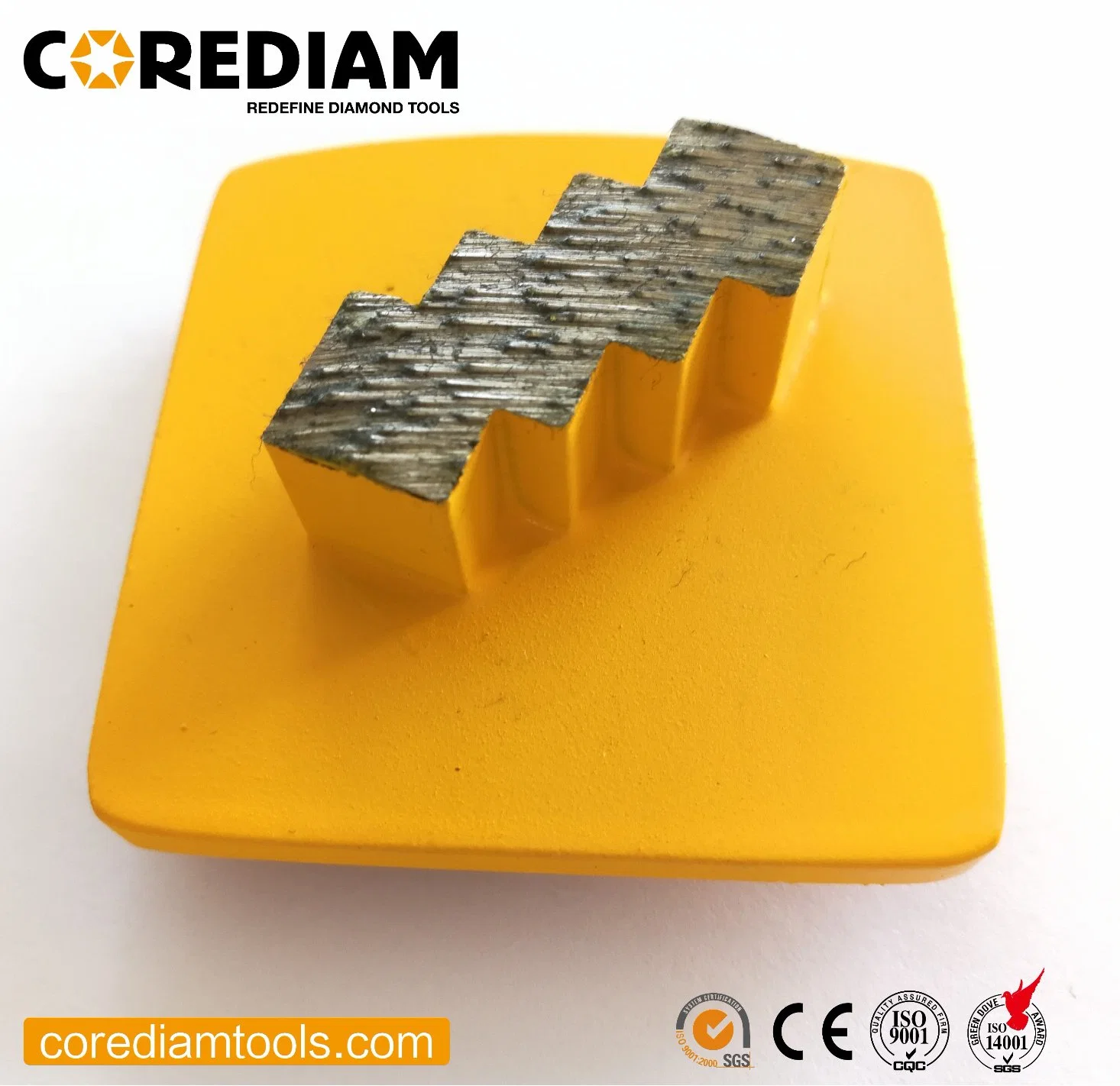 Profiled Segment Diamond Grinding Plate for Concrete Grinding