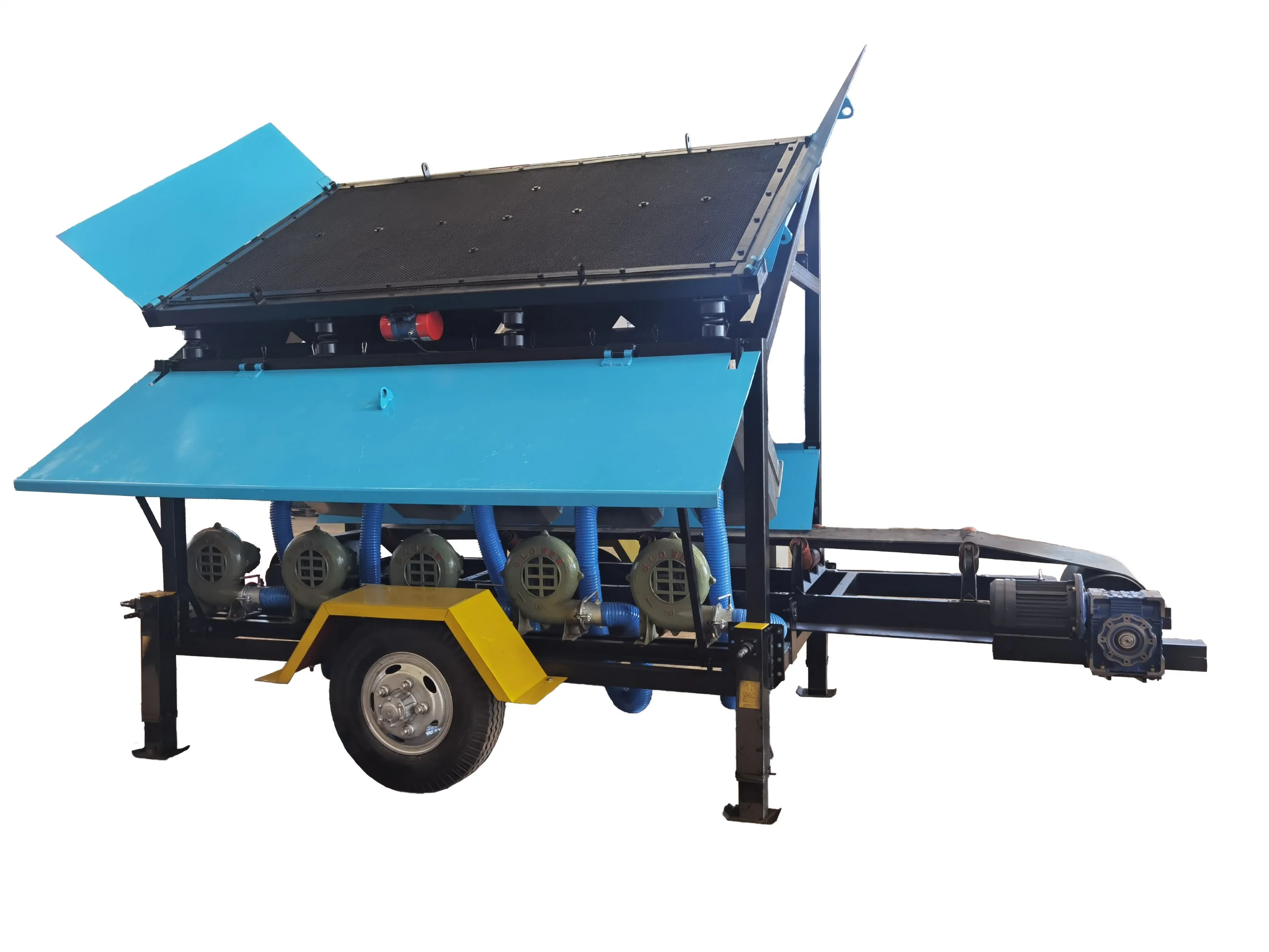 Dry Gold Extraction Separator Diesel Generator and Blower