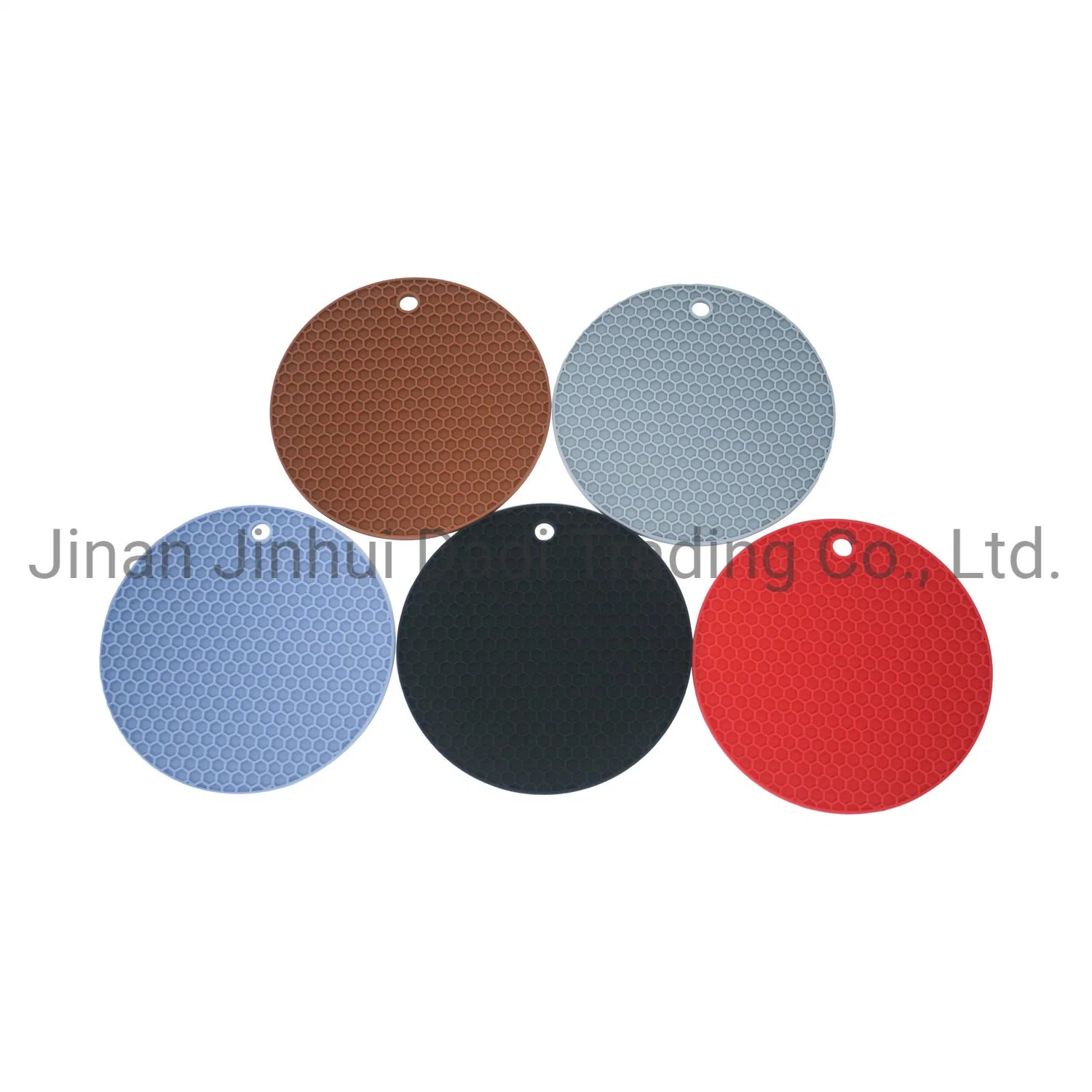 Kitchen Silicone Promotion Gift Heat Insulation Non Slip Round Soft Coffee Tea Drink Cup Mat Rubber Coasters Plastic Silicone Table Cup Mat, Silicone Mat