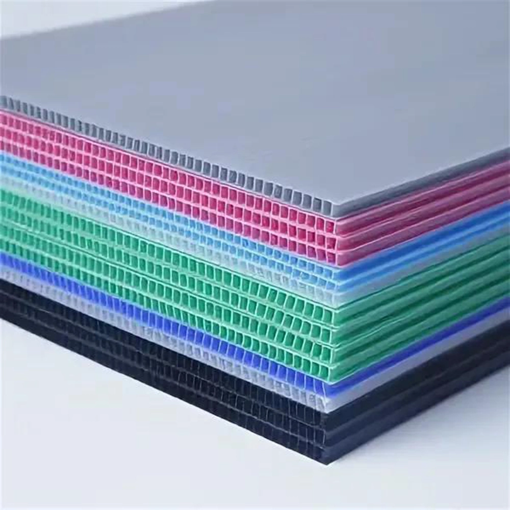 Wholesale Custom Color Polypropylene Plastic Sheet PP Hollow Corrugated Plastic Sheet