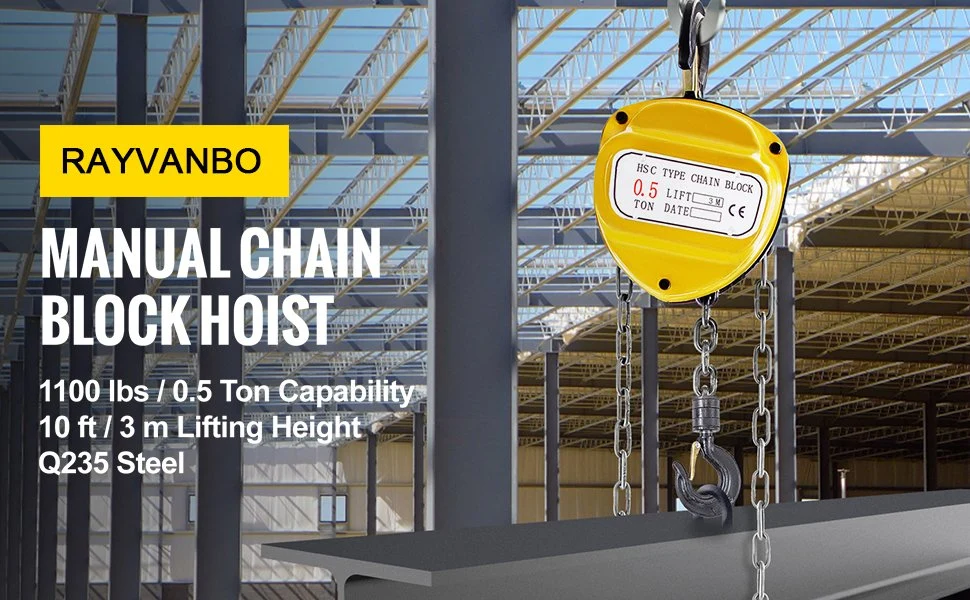 La alta calidad de la serie Hsc tirar la cadena de la mano de elevación manual bloque elevador de cadena con el precio de fábrica grúa grúa