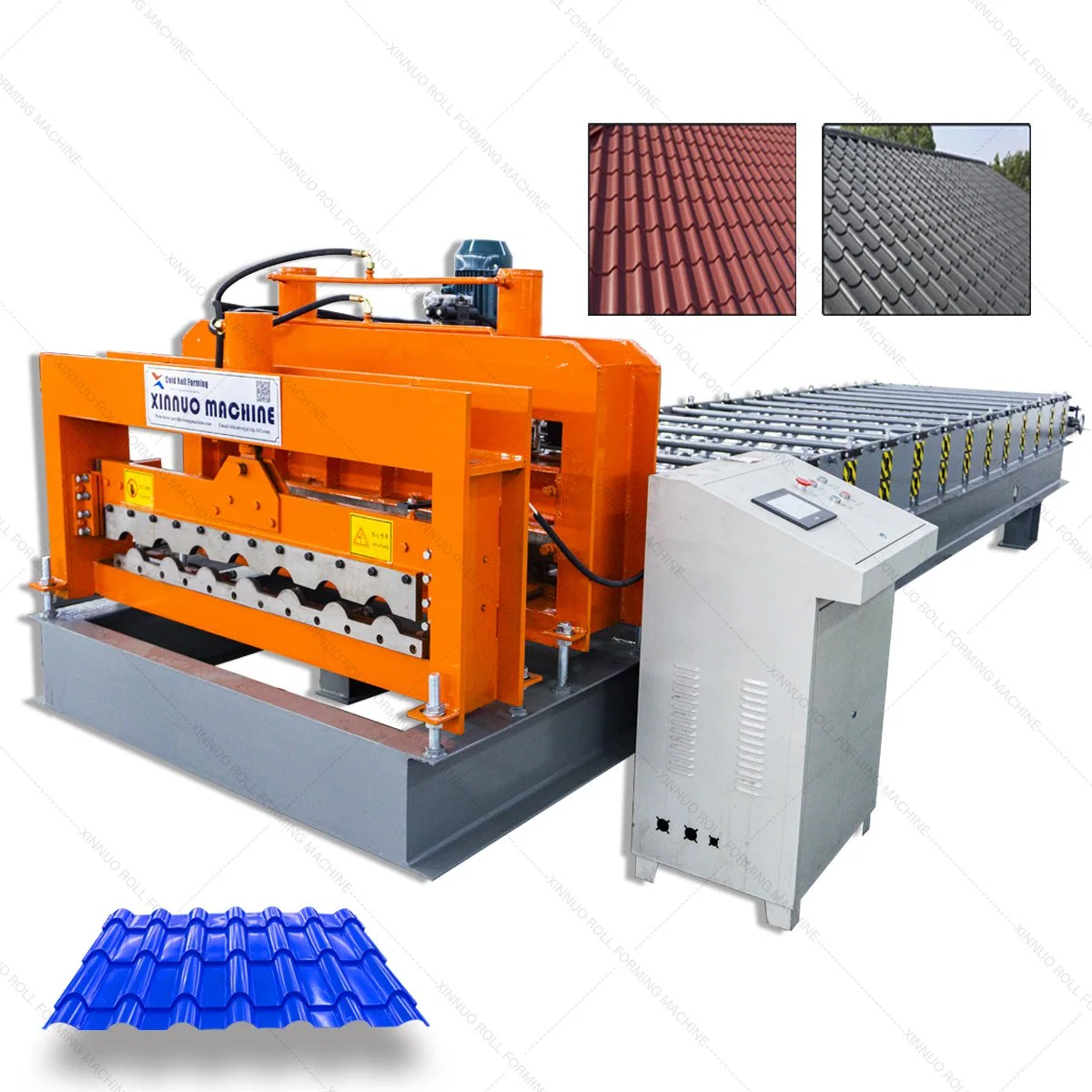 Customized Automatic Roll Roof Forming Roofing Sheet Making Machine with Good Price