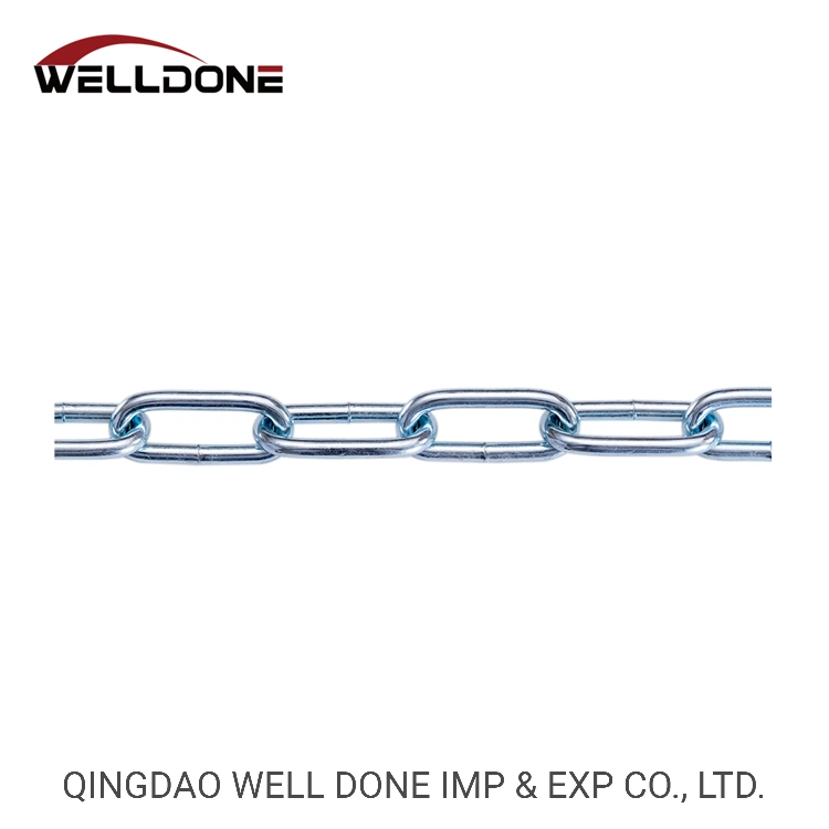 DIN763 Galvanized/Stainless Steel Welded Long Link Chain