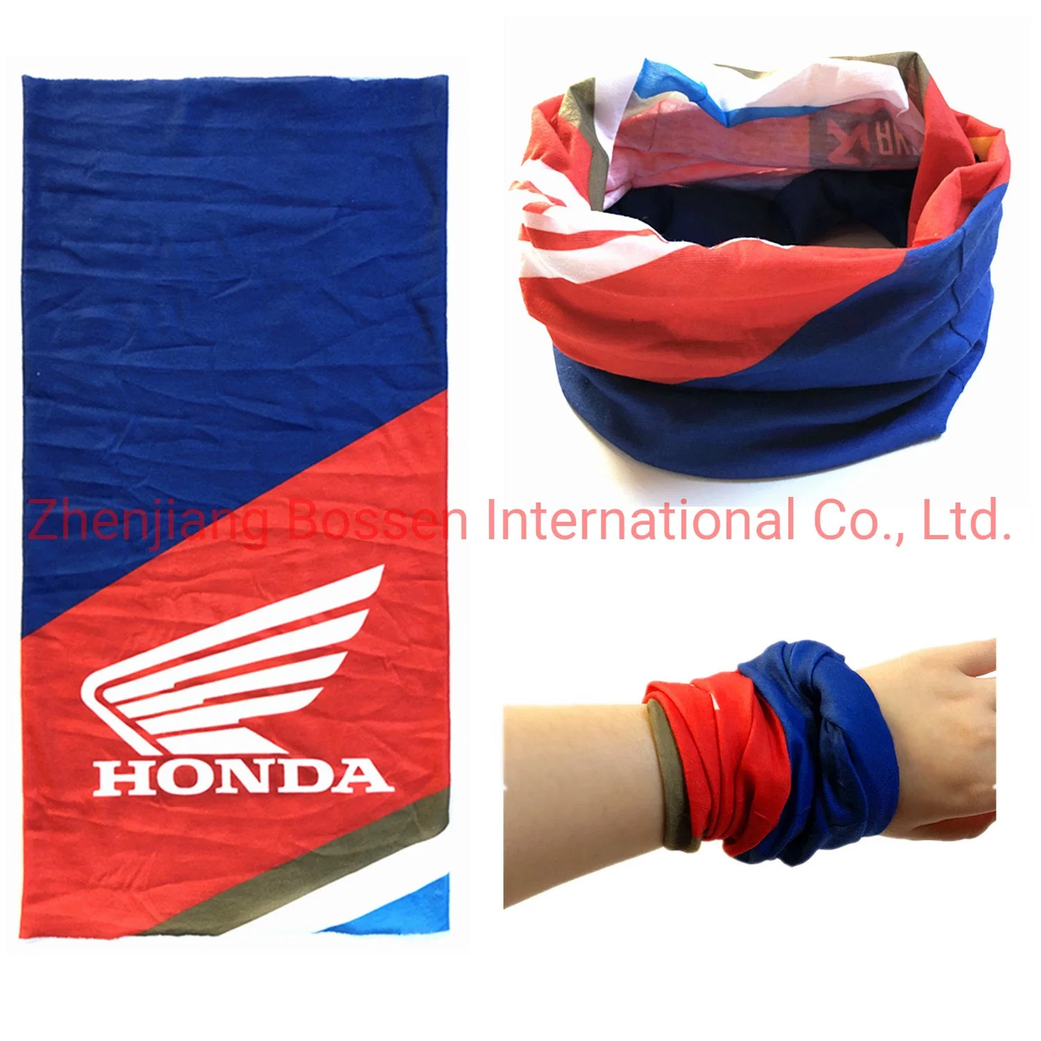 OEM Customized Logo Design Printed 25*50cm Polyester Neck Warmer Tube Multifunctional Headgear