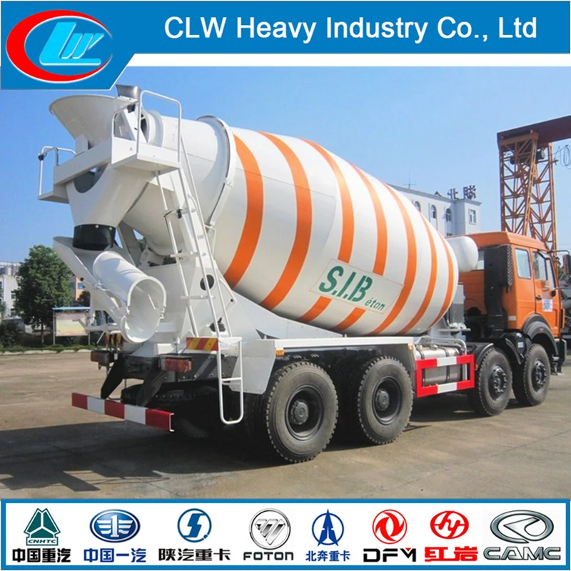 North Benz Manufacturer G10V Mobile Concrete Mixer 10m3 Concrete Mixing Truck Price