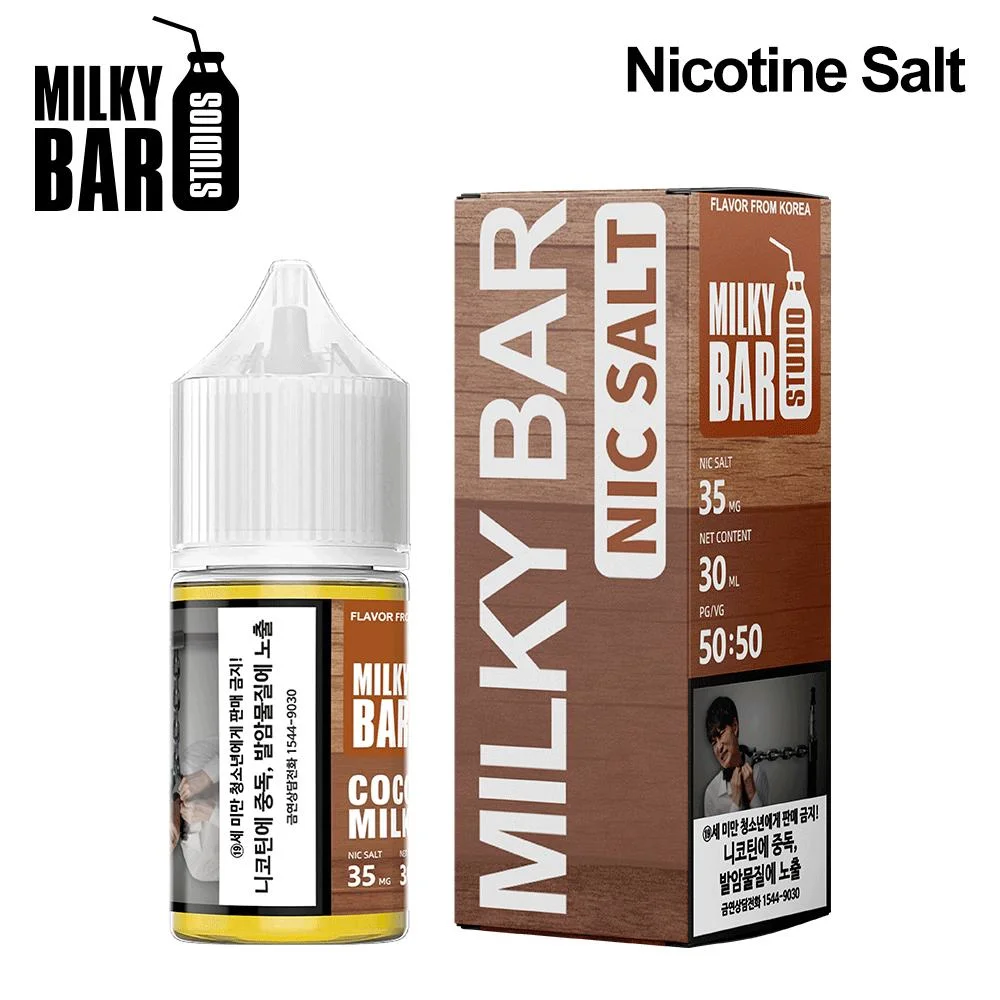 Milky Bar OEM / ODM 30ml 35mg de nicotine Vape e liquide de jus de fruits