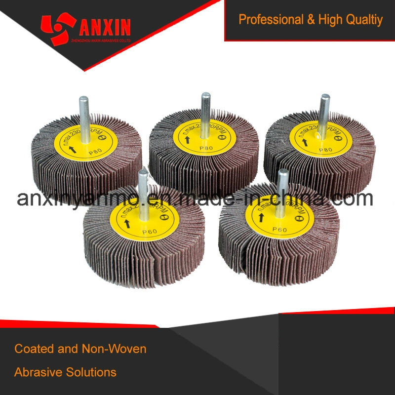 Mounted Flap Wheel Abrasive Wheel Radial Wheel a/O Cloth