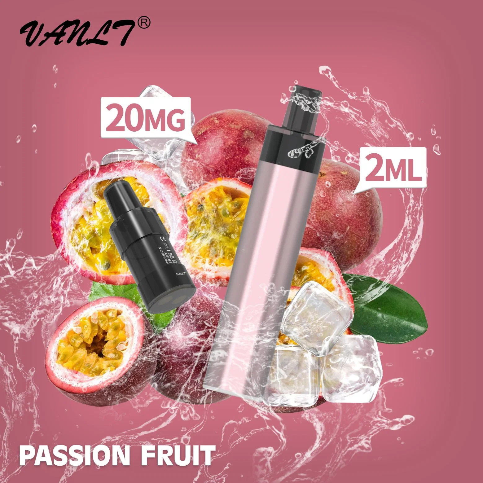 Mini vape Vanlt 600puffs 2ml Electronic Disposable/Chargeable Electronic Cigarette Factory Wholesale/Supplier Direct Wholesale/Supplier