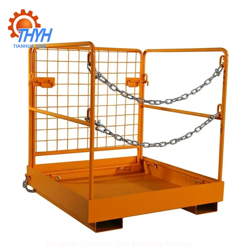 Metal galvanisé supermarché livraison express stockage logistique Foldable 4 Cage de chariot de rangement d'entrepôt à conteneurs latéraux