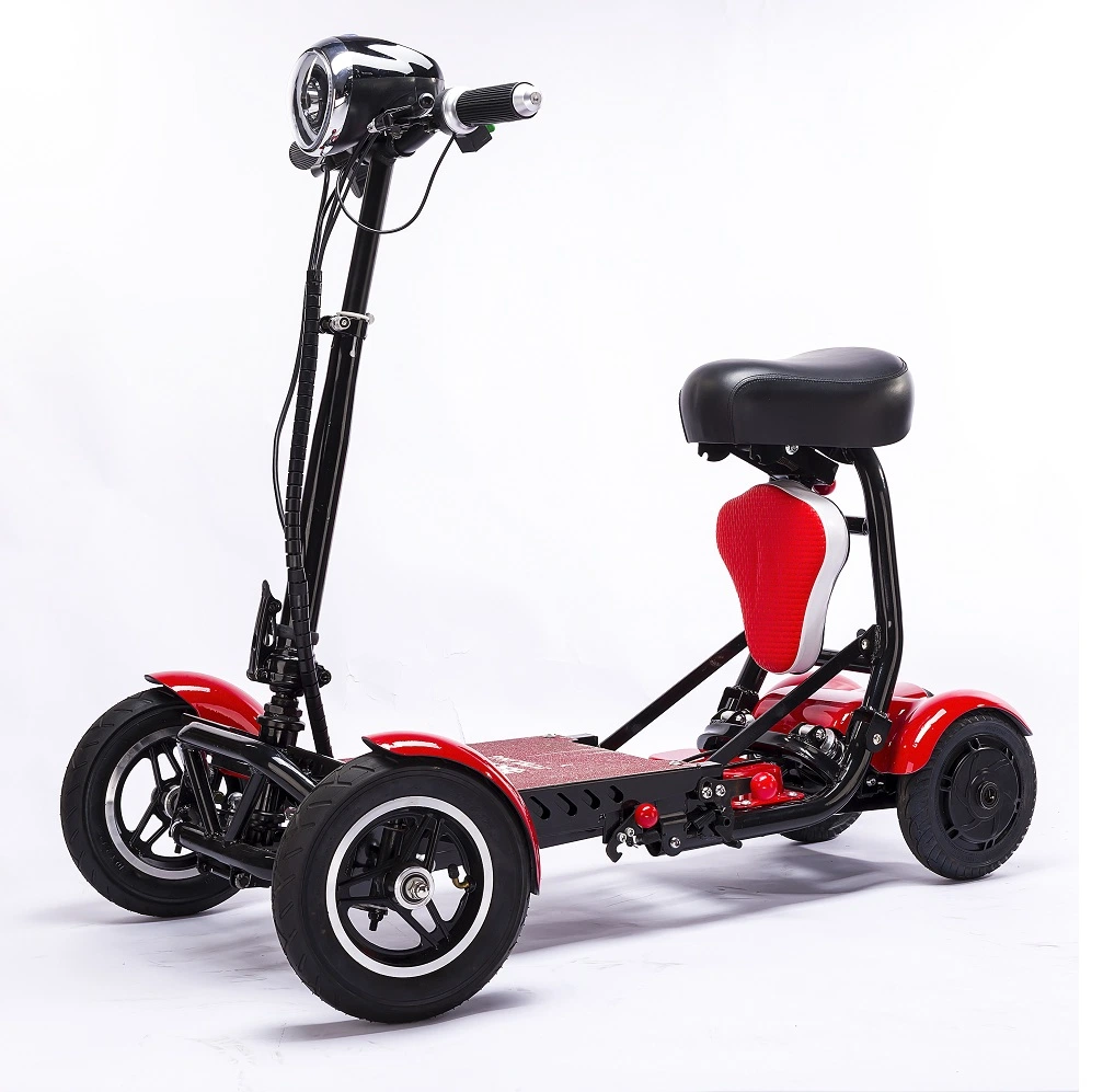 4 Rodas Motor Duplo Dobra de Mobilidade Scooter Eléctrico Bicicleta para Adulto