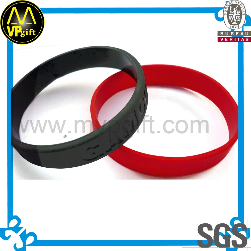 Custom Cheap Fashion Promotion PVC Wristband for Gift