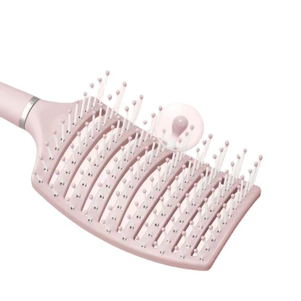 Plastic Curly Styling Tool Custom Logo Speed Dry Nylon Vent Hair Brush