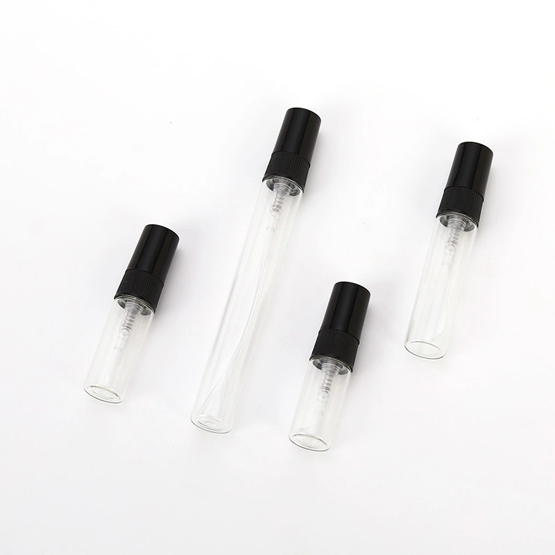 3ml Cosmetic Empty Clear Glass Spray Pump Lotion Bottles with Pump Dispenser