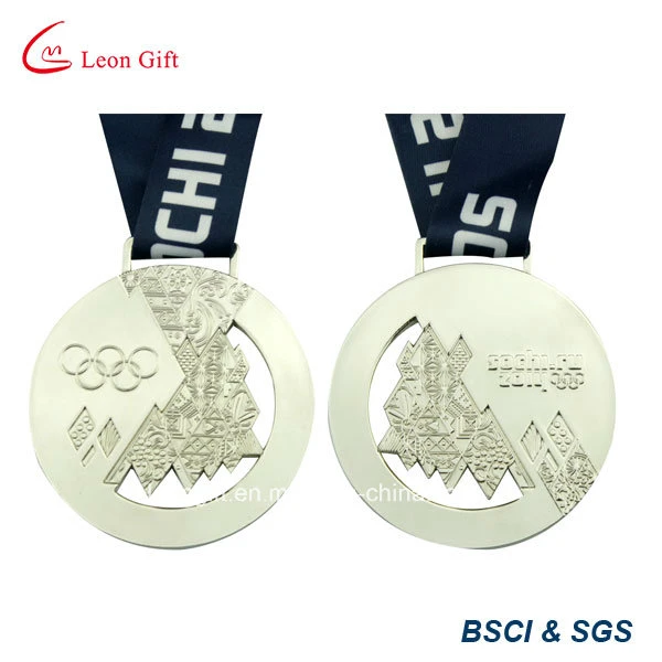 Best Factory Price Metallic Honor Medal with Neck Ribbon