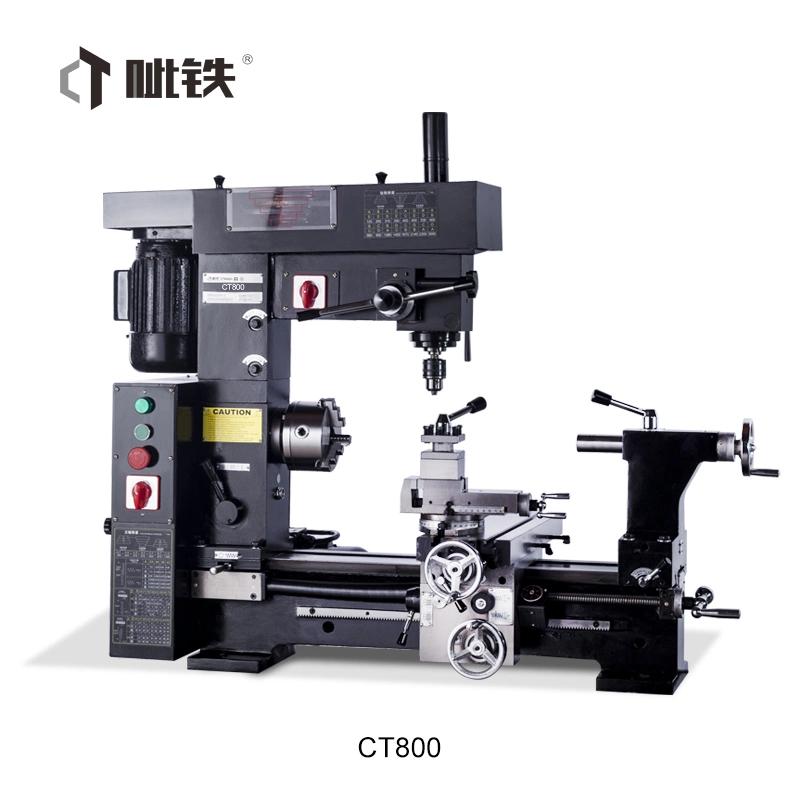 CT800 Mini Lathe Drill Mill Combo 3 in 1 Combination Lathe Machine