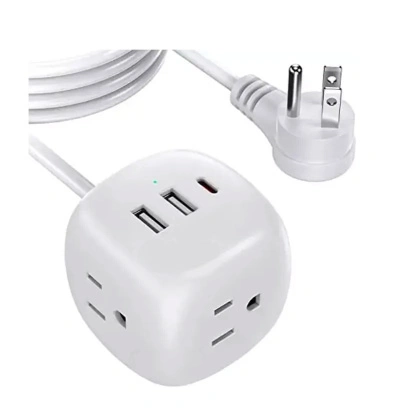 Extension Socket Magic Cube Shape USB Extension Plug