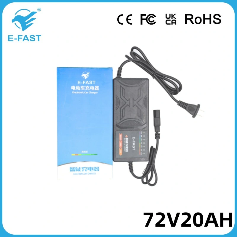 72V20ah Lead-Acid Start Stop Rechargeable Pulse Battery Charger for E-Bicycle Scooters