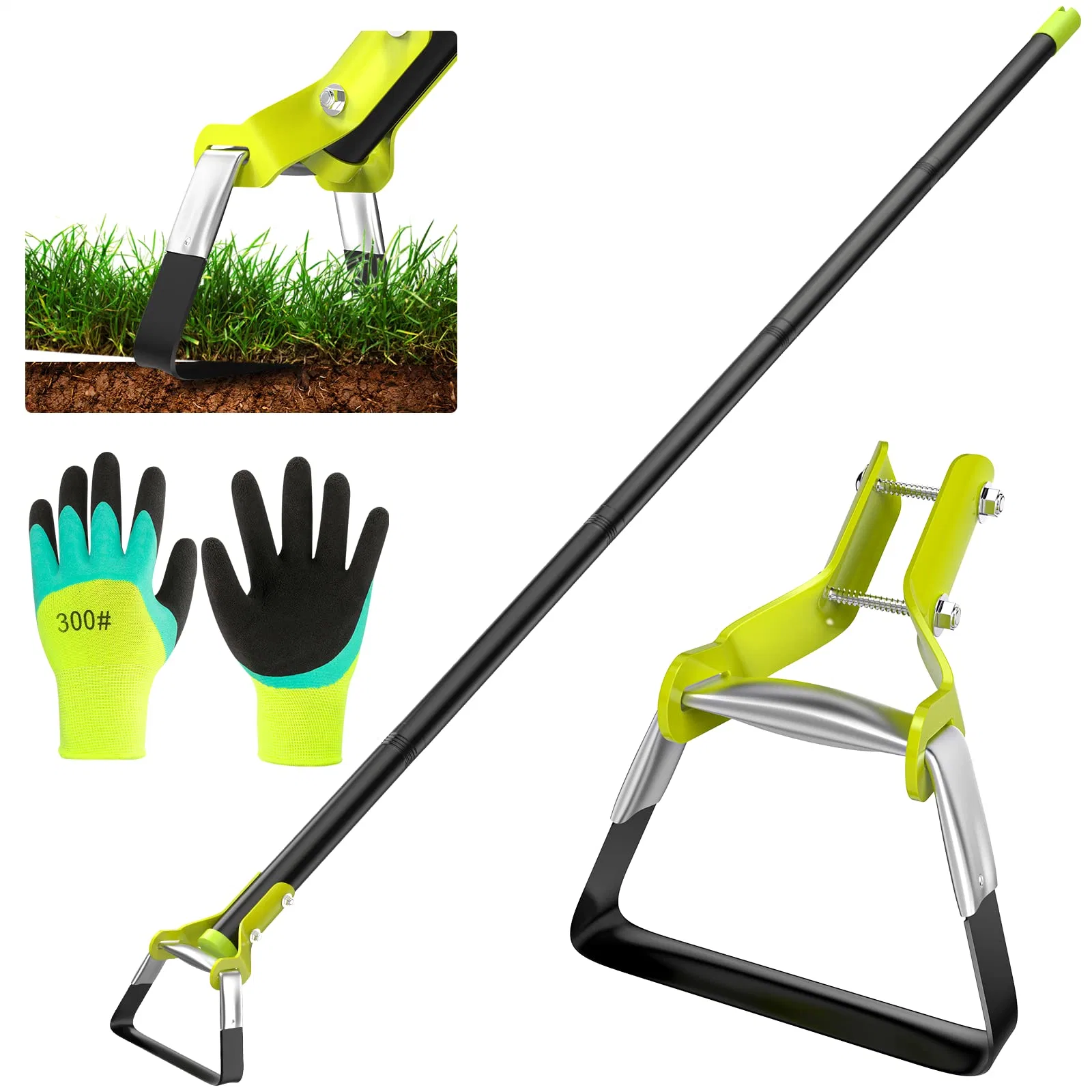 Hot Sale 74 Inches Adjustable Garden Hoe Loosening Soil Garden Tool