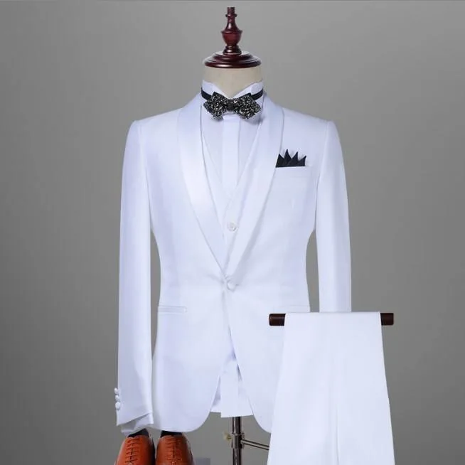 Custom Italian 100% Wool Fabrics Wedding Suits for Men Purple Royal Blue Coat Pant Photos Groom Suit Slim Fit