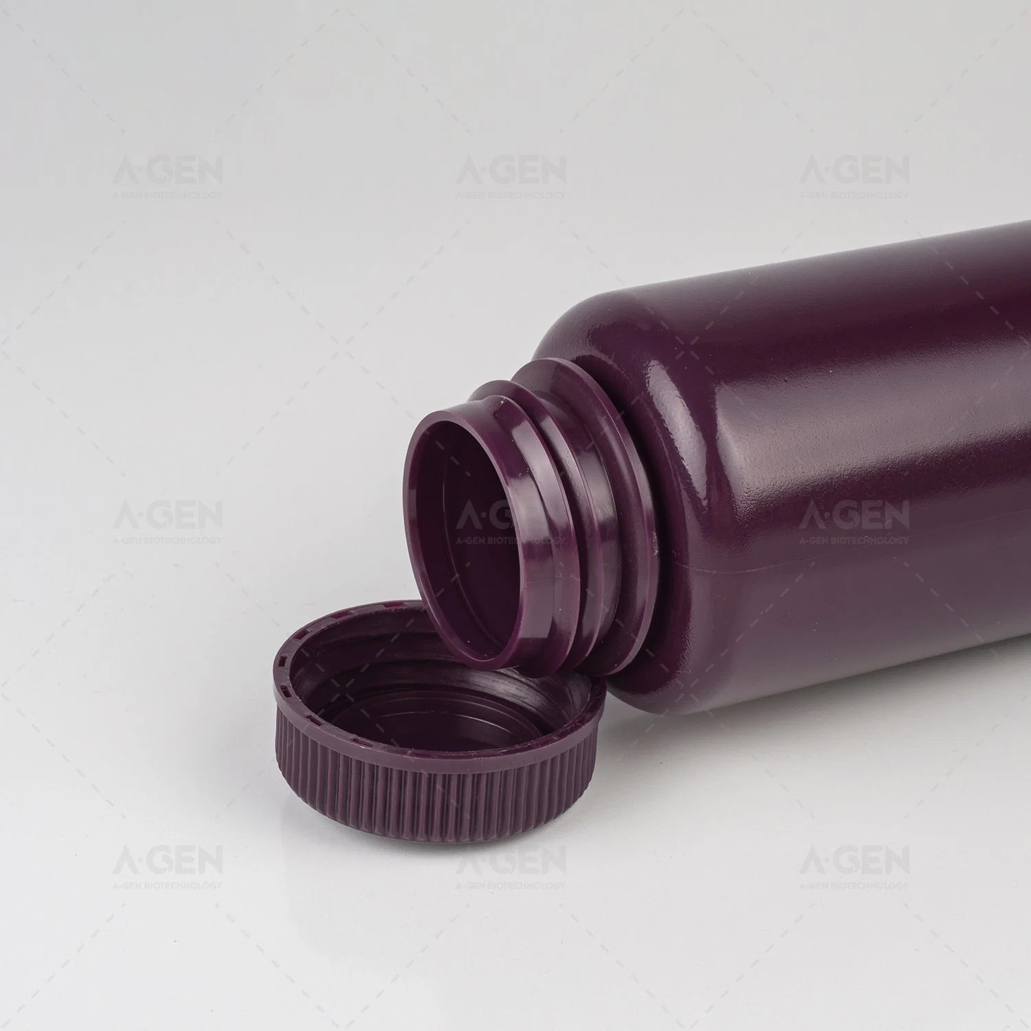 HDPE Wide Mouth Lab Supplies 8ml 15ml 30ml 60ml 125ml 250ml 500ml 1000ml Brown with Screw Cover Reagent Bottle