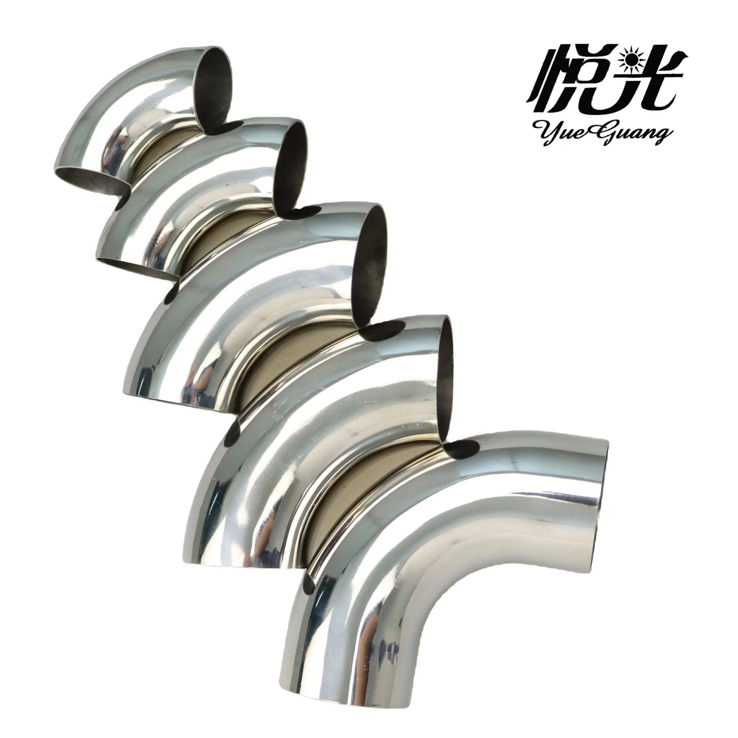 304/316 Stainless Steel 45/90 Degree Elbow External Polishing Welding Elbow for Building