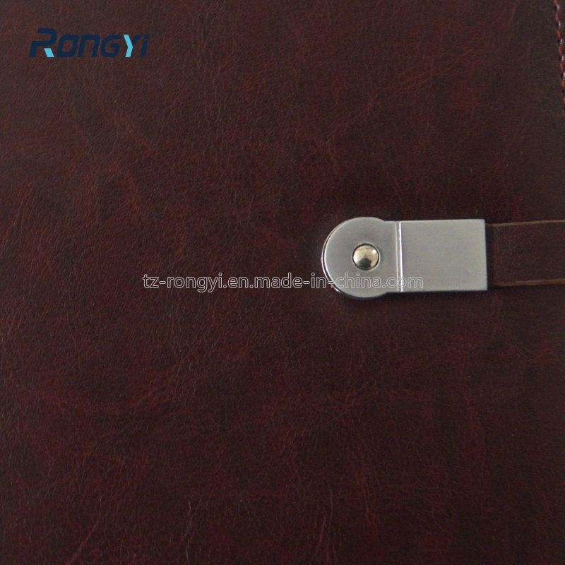 A5 Business Office Stationery Leather PU Notebook with USB