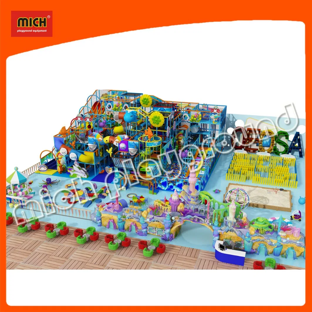 Popular Plastic Soft Toddler Playground Amusement Park of Ocean Theme