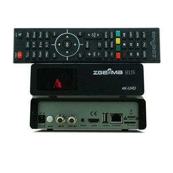 H11s Digital Smart TV Box compatible con USB WiFi, DVB-S2X de alta definición