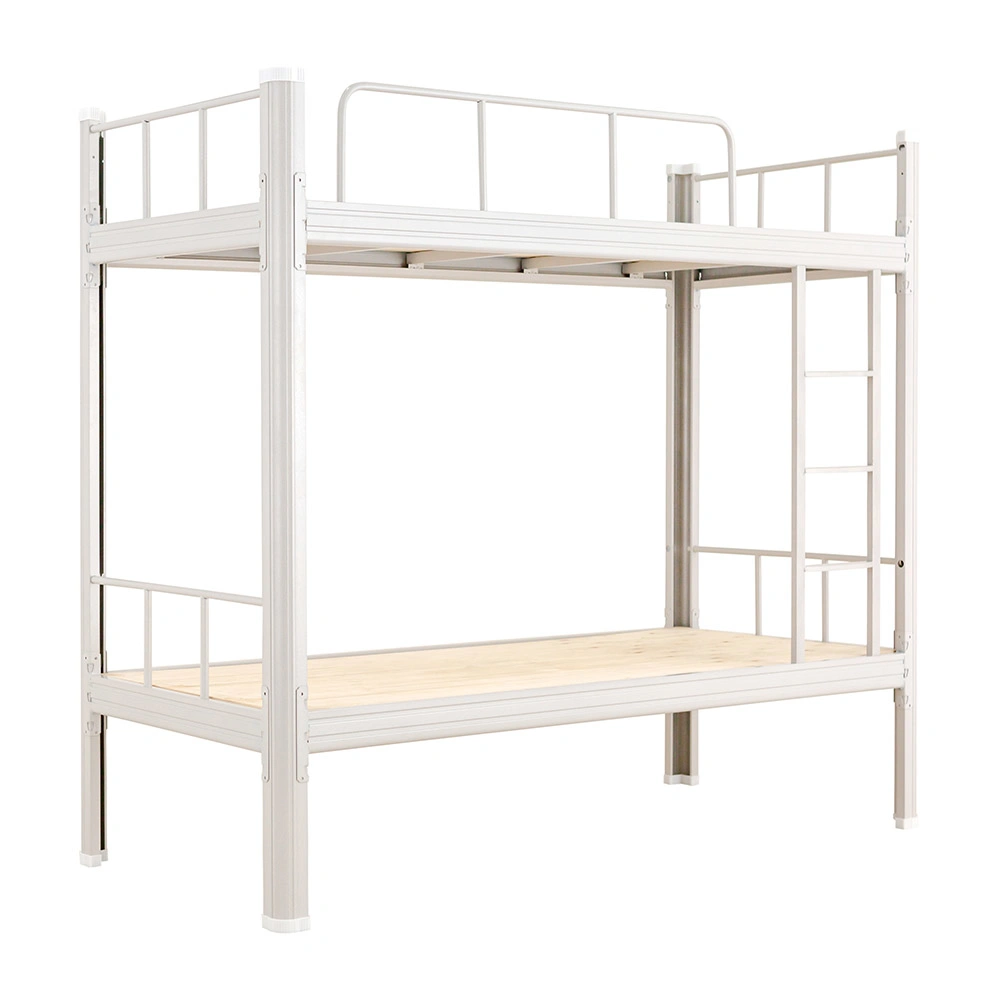 School Furniture Dormitory Metal Bunk Beds Double Deck Steel Beds with Cabinet