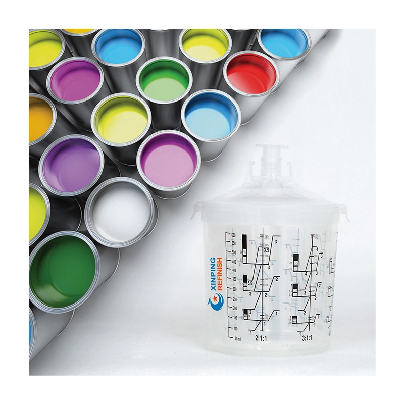 HVLP pistola de pintura de copos de alimentação por gravidade Pot Airbrush para parede pintura de automóveis decorar a pintura