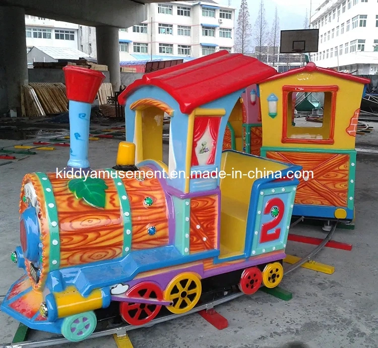 Ce Amusement Park Rides Track Electric train for Playground